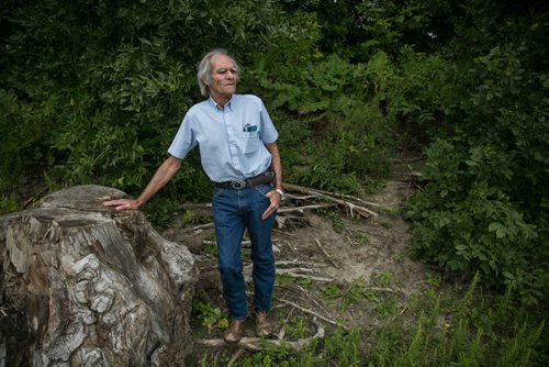 Archeologist Sid Kroker on the river trail at The Forks. 150910 - Friday, September 11, 2015 -  MIKE DEAL / WINNIPEG FREE PRESS