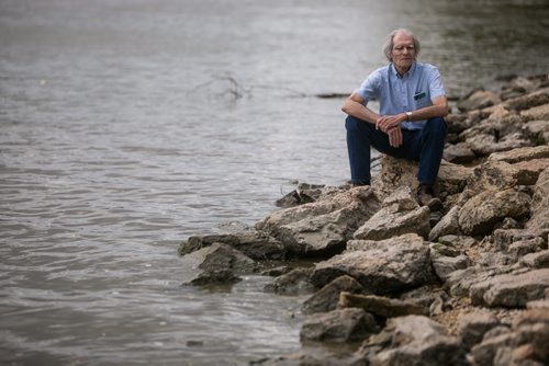 Archeologist Sid Kroker on the river trail at The Forks. 150910 - Friday, September 11, 2015 -  MIKE DEAL / WINNIPEG FREE PRESS