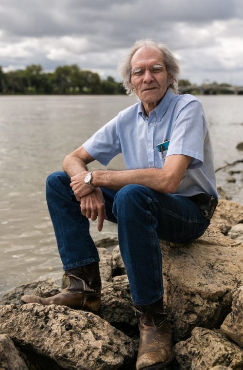 Archeologist Sid Kroker on the river trail at The Forks. 150910 - Friday, September 11, 2015 -  MIKE DEAL / WINNIPEG FREE PRESS