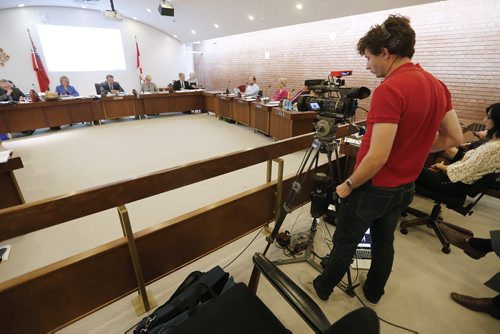 September 14, 2015 - 150914  -  As of Monday, September 14, 2015 Winnipeg School Division has decided to live steam it's meetings to assist with transparency.  John Woods / Winnipeg Free Press