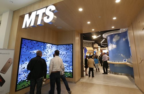 Finance. A large crowd was out Friday morning for the official opening of the new MTS Store in the Polo Park Shopping Centre. MTS is sending a news release. Wayne Glowacki / Winnipeg Free Press September 18 2015
