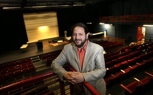 Pablo Felices-Luna, new artistic director at MTYP as the season is about to start with Danny, King of the Basement.   Randall King Story. Wayne Glowacki / Winnipeg Free Press September 21 2015