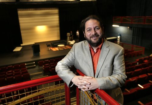 Pablo Felices-Luna, new artistic director at MTYP as the season is about to start with Danny, King of the Basement.   Randall King Story. Wayne Glowacki / Winnipeg Free Press September 21 2015