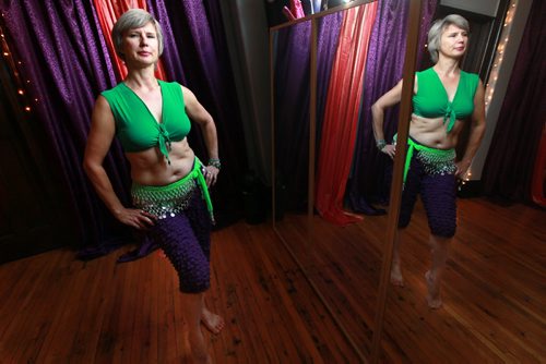 Beth Syrnyk is a professional bellydancer and instructor who runs Au Set Bellydance Emporium. See Scott Billeck's training basket column. September 22, 2015 - (Phil Hossack / Winnipeg Free Press)