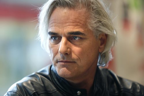 Paul Gross, the director, writer and stars in the movie Hyena Road is   interviewed at the Grant Park Cinemas Wednesday. The exclusive screening  of the movie will take place at the Centennial Concert Hall on Sept. 23.  Paul Gross, Rossif Sutherland, Christine Horne with Allan Hawco will be in attendance alongside other members of the Canadian cast and crew, government officials and members of the national and local film industry.  Randall King story  Wayne Glowacki / Winnipeg Free Press September 23 2015