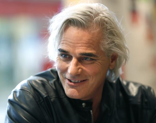 Paul Gross, the director, writer and stars in the movie Hyena Road is   interviewed at the Grant Park Cinemas Wednesday. The exclusive screening  of the movie will take place at the Centennial Concert Hall on Sept. 23.  Paul Gross, Rossif Sutherland, Christine Horne with Allan Hawco will be in attendance alongside other members of the Canadian cast and crew, government officials and members of the national and local film industry.  Randall King story  Wayne Glowacki / Winnipeg Free Press September 23 2015