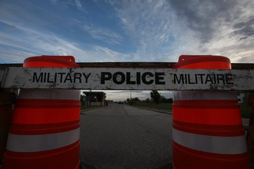 Gate to  kapyong barracks off Grant Ave.   Sept 23, 2015 Ruth Bonneville / Winnipeg Free Press