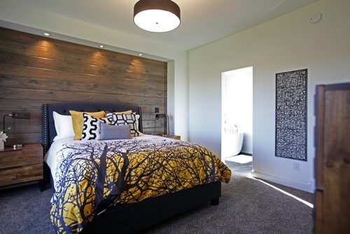 Homes Shoot: 29 Big Sky Drive in Oak Bluff West,    Mater bedroom with ensuite.  Contact is Paradigm Homes Jeff Baertsoen,  Sept 29, 2015 Ruth Bonneville / Winnipeg Free Press