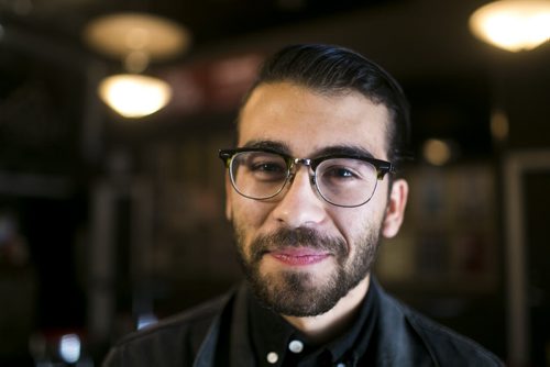 Adam Hanney reminisces about times had in The Park theatre in Winnipeg on Wednesday, Sept. 23, 2015.   Mikaela MacKenzie / Winnipeg Free Press