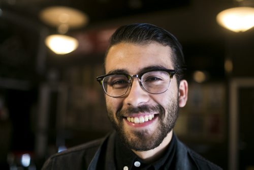 Adam Hanney reminisces about times had in The Park theatre in Winnipeg on Wednesday, Sept. 23, 2015.   Mikaela MacKenzie / Winnipeg Free Press