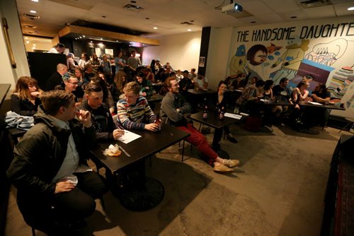 Intersection. TV Trivia Night at Handsome Daughter featuring the show, It's Always Sunny in Philadelphia, Wednesday, September 30, 2015. (TREVOR HAGAN/WINNIPEG FREE PRESS) - for dave sanderson