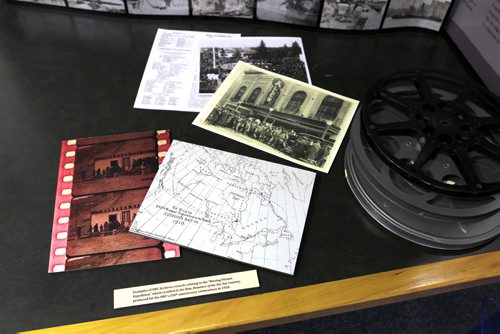 The Archives of Manitoba has accepted a donation of historic personal records documenting the making of the Hudsons Bay Companys 1920 film, Romance of the Far Fur Country. Here are various photos of what was at the Manitoba archives today. BORIS MINKEVICH / WINNIPEG FREE PRESS  OCT 1, 2015