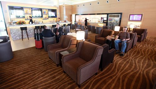 Winnipeg Richardson Airport's new Plaza Premieum Lounge caters to all passengers.....See story. October 1, 2015 - (PHIL HOSSACK / WINNIPEG FREE PRESS)