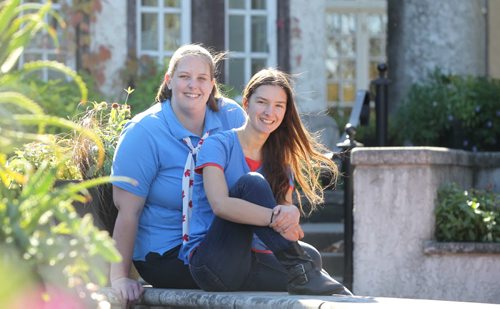 Volunteers column for the Oct. 5   Krista Laberge (left) and Juliana Barclay  are long standing volunteers with Girl Guides of Canada - Manitoba Council.  They are currently working together on a special project to be featured with this column.      Oct 01, 2015 Ruth Bonneville / Winnipeg Free Press