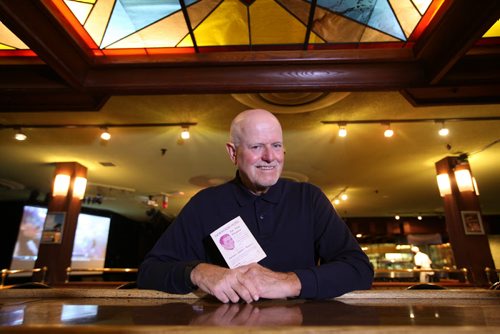 Sunday, This City, Column : Photo of The Norwood Hotel president, Bob Sparrow, in the beverage room of the iconic family run hotel.  His father, Merle Sparrow bought the hotel and beverage room in 1938 at the same location,  112 Marion St.  See Dave Sanderson story.  Oct 01, 2015 Ruth Bonneville / Winnipeg Free Press
