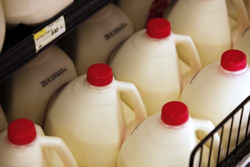 October 6, 2015 - 151006  - Milk photographed at Food Fare Tuesday, October 6, 2015. The Manitoba government announced a food subsidy program to assist northern communities. John Woods / Winnipeg Free Press