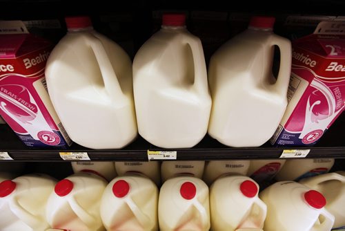 October 6, 2015 - 151006  - Milk photographed at Food Fare Tuesday, October 6, 2015. The Manitoba government announced a food subsidy program to assist northern communities. John Woods / Winnipeg Free Press