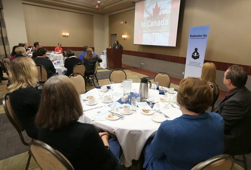 Bookmates held its fifth annual Breakfast With Bookmates event Oct. 7, 2015 at the Viscount Gort Hotel. Proceeds from the event support Bookmates family literacy programs in communities around the province. Photo by Jason Halstead/Winnipeg Free Press