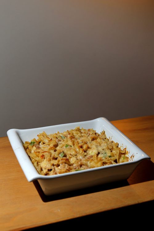 Updated tuna noodle casserole. BORIS MINKEVICH / WINNIPEG FREE PRESS  OCT 8, 2015