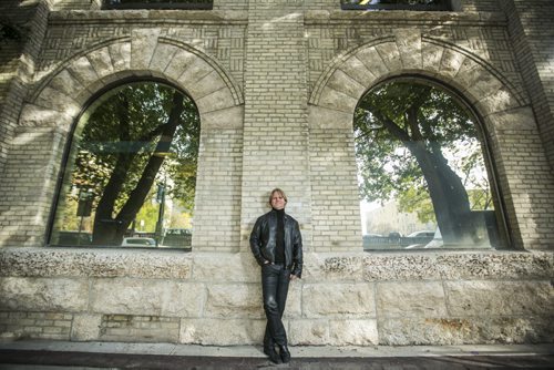 Architect Brent Bellamy poses for portraits outside his office in the Exchange District for The Rivers project  in Winnipeg on Friday, Oct. 9, 2015.  (Mikaela MacKenzie/Winnipeg Free Press)