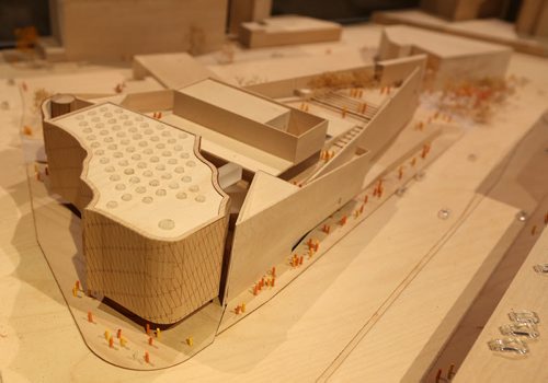A 3-D model of the planned Inuit Art Centre at the Winnipeg Art Gallery on Oct. 14, 2015. The Winnipeg Art Gallery is working towards the creation of an Inuit Art Centre, to which the Winnipeg Foundation is making a grant of $950,000. The centre will be an innovative programming hub that celebrates Inuit art and indigenous cultures through exhibitions, research, education and art making. The WAG holds in trust the worlds largest public collection of contemporary Inuit art. With more than 13,000 pieces, the collection represents half of the WAGs total permanent art collection. Photo by Jason Halstead/Winnipeg Free Press