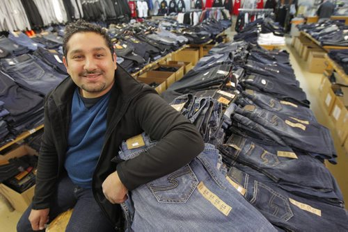 Sargent Blue Jeans co-owner Mohamed Eltassi plans to drive those who are in need to vote from his local mosque -See Carol Sanders story -Oct 14, 2015   (JOE BRYKSA / WINNIPEG FREE PRESS)
