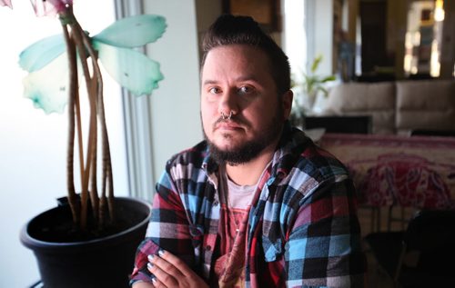 Damien Leggett had to go through a complicated process to be able to vote due to his name change. See Jen's story.  Oct 16, 2015 Ruth Bonneville / Winnipeg Free Press play