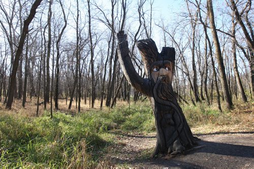 Bois-des-Esprits trail system along the Seine River home of Woody, the 3 metre high carved spirit tree -See  River 49.8 story -Oct 19, 2015   (JOE BRYKSA / WINNIPEG FREE PRESS)