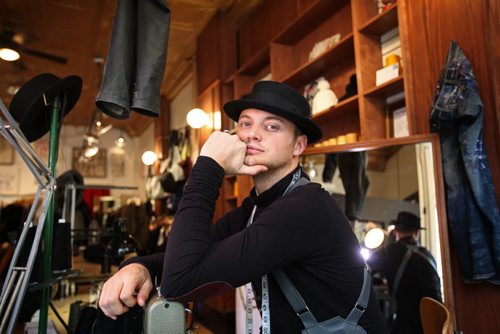 49.8 ThreadsLennard Taylor  - success of pop-up stores portrait of Lennard at the store on McDermot Ave.   Oct 15, 2015 Ruth Bonneville / Winnipeg Free Press play