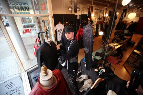 49.8 ThreadsLennard Taylor  - success of pop-up stores portrait of Lennard at the store on McDermot Ave.   Oct 15, 2015 Ruth Bonneville / Winnipeg Free Press play