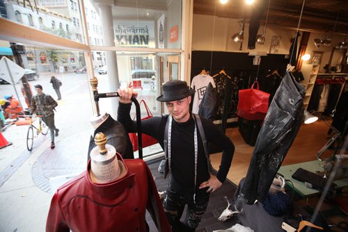 49.8 ThreadsLennard Taylor  - success of pop-up stores portrait of Lennard at the store on McDermot Ave.   Oct 15, 2015 Ruth Bonneville / Winnipeg Free Press play