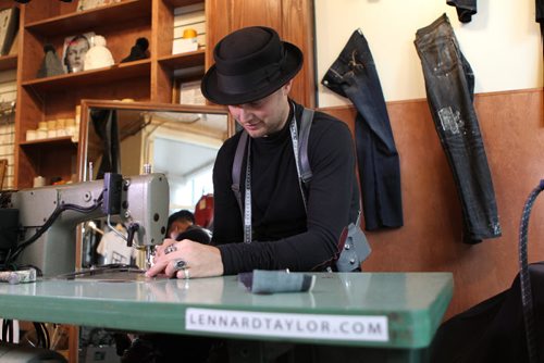 49.8 ThreadsLennard Taylor  - success of pop-up stores portrait of Lennard at the store on McDermot Ave.   Oct 15, 2015 Ruth Bonneville / Winnipeg Free Press play