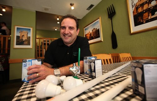 Joe Loschiavo, owner of Pasquale's Restaurant is one of the first small business owners to take advantage of new Power Smart Shops program by Manitoba Hydro to help small businesses with energy savings.  See Murray McNeill story Oct 22, 2015 Ruth Bonneville / Winnipeg Free Press