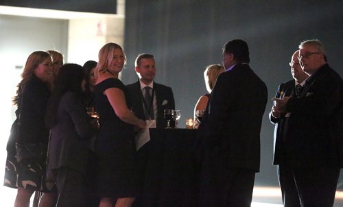 CN staff members enjoy the wine at the Gold Medal Plates food and wine event at the RBC Convention Centre Winnipeg on Oct. 16, 2015. Photo by Jason Halstead/Winnipeg Free Press RE: Social Page for Oct. 24, 2015
