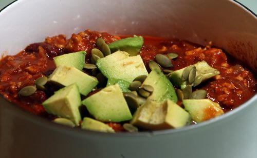 Food Front - Smokey and Sweey turkey chilli. BORIS MINKEVICH / WINNIPEG FREE PRESS  OCT 23, 2015