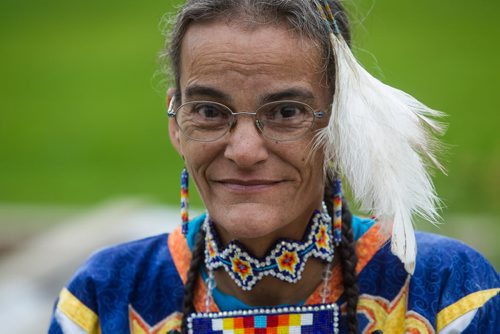 Sherry Starr is a Manito Ahbee committee member and organizer of summer powwows at The Forks. Starr is the executive director of the Founding Nations of Manitoba Tribal Village. Shes also known as The Pow Wow Lady. 150915 - Tuesday, September 15, 2015 -  MIKE DEAL / WINNIPEG FREE PRESS