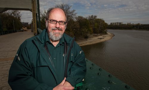 Scott Stephen, an historian at Parks Canada, close to where the federal government agency conducted archeological digs during the construction of The Forks.  150930 - Thursday, September 01, 2015 -  MIKE DEAL / WINNIPEG FREE PRESS