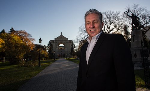 Dan Vandal, North Tache resident and former city councilor, close to the St. Boniface Cathedral. 151014 - Wednesday, October 14, 2015 -  MIKE DEAL / WINNIPEG FREE PRESS