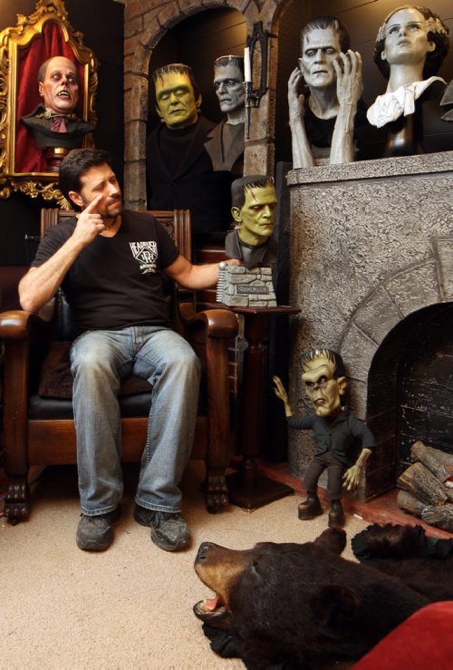 Jeff Gilfix has a basement full of monsters, ghouls and creatures - many of them life-size. He was featured on an episode of Canadian Pickers a couple of years ago. BORIS MINKEVICH / WINNIPEG FREE PRESS  OCT 26, 2015