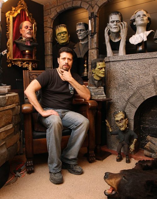 Jeff Gilfix has a basement full of monsters, ghouls and creatures - many of them life-size. He was featured on an episode of Canadian Pickers a couple of years ago. BORIS MINKEVICH / WINNIPEG FREE PRESS  OCT 26, 2015