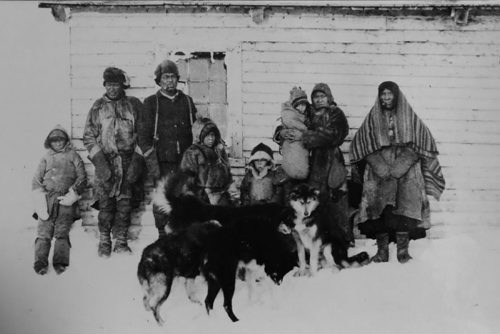 Photograph taken in 1894, Chipewyan family, Churchill.    
Credit: Hudson's Bay Company Archive 
Copied by Wayne Glowacki / Winnipeg Free Press October 29  2015
