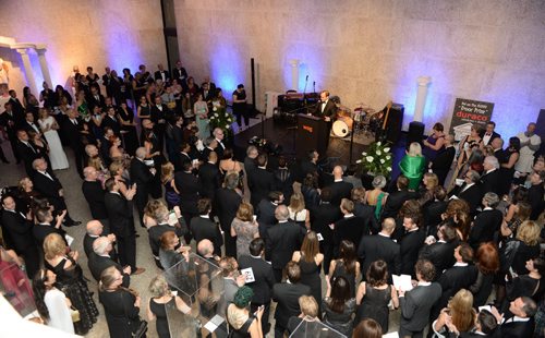 Stephen Borys (Winnipeg Art Gallery director & CEO) speaks to guests at the WAG ball on Oct. 17, 2015. Photo by Eric Au
