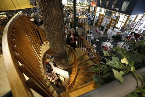 49.8 The staircase in the McNally Robinson book store.  For the story on Paul and Holly McNally at the McNally Robinson Booksellers store on Grant Ave.  They officially turn over the store to the new owners after 30 years of business. Bart Kives  story Wayne Glowacki / Winnipeg Free Press October 30  2015