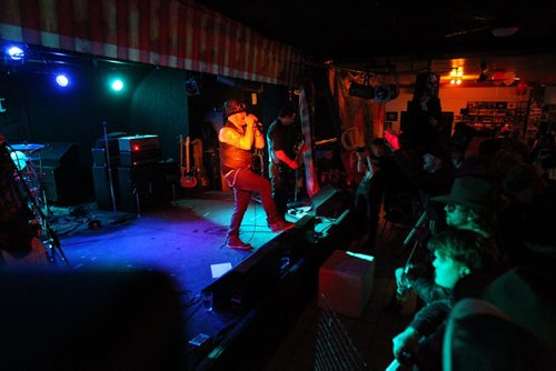 The local rock band - Whisky Talks, plays on stage at Ozzy's Bar, The Zoo at The Osborne Village Inn  on the last night of the hotel operation.  Oct 31, 2015 Ruth Bonneville / Winnipeg Free Press