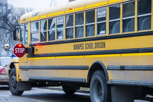 DAVID LIPNOWSKI / WINNIPEG FREE PRESS 151104  School bus drivers in the Winnipeg School Division will be getting raises in pay.