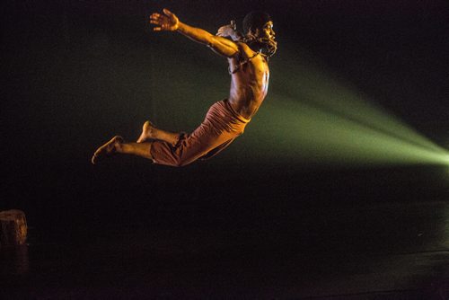 The Apes, which consists of African contemporary and aerial dance is previewed at the Gas Station Theatre in Winnipeg on Thursday, Nov. 5, 2015.   (Mikaela MacKenzie/Winnipeg Free Press)