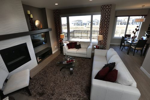 Homes. 153 Willow Creek Road in Bridgwater Trails.  The living room and the eating area is at the right. The A & S Homes sales rep is Doug Kliewer. Todd Lewys story.  Wayne Glowacki / Winnipeg Free Press Nov. 9   2015