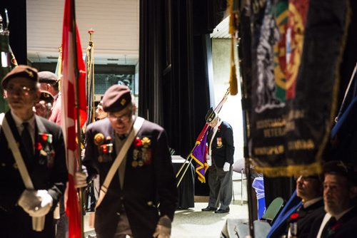 Thousands of people celebrate Remembrance Day at the RBC Convention Centre in Winnipeg on Wednesday, Nov. 11, 2015.   (Mikaela MacKenzie/Winnipeg Free Press)