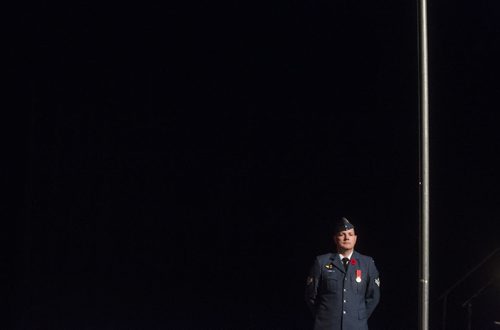 Thousands of people celebrate Remembrance Day at the RBC Convention Centre in Winnipeg on Wednesday, Nov. 11, 2015.   (Mikaela MacKenzie/Winnipeg Free Press)