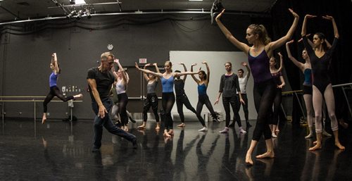Michael Trusnovec with the Paul Taylor Dance Company, during his master class with RWB's Aspirant dancers. The Paul Taylor Dance Company will be making its Winnipeg debut at the Pantages Playhouse Theatre on November 13 and 14 at 7:30 p.m. and November 15 at 2:00 p.m. as part of the Royal Winnipeg Ballet's 76th Season. 151112 - Thursday, November 12, 2015 -  MIKE DEAL / WINNIPEG FREE PRESS